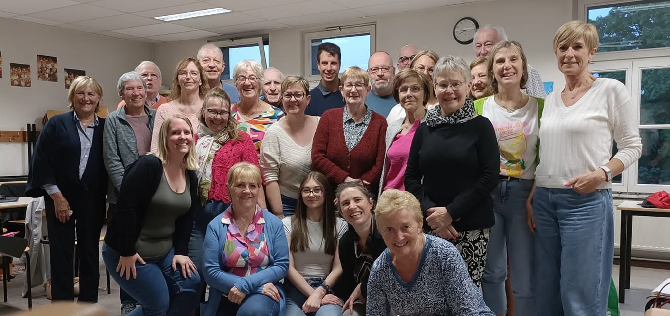 Les membres de la chorale La Touraline réunis lors d'une répétition
