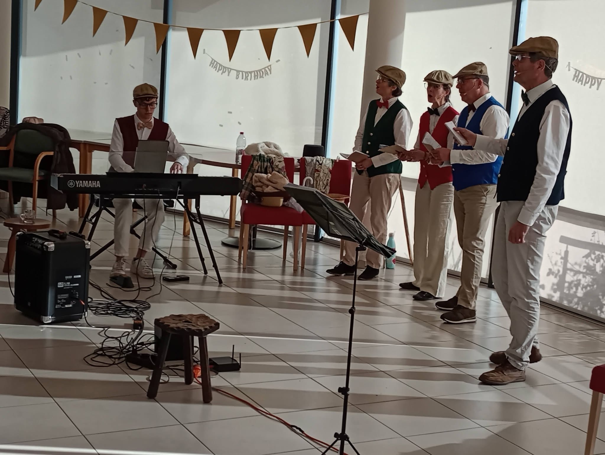 La chorale La Touraline en représentation